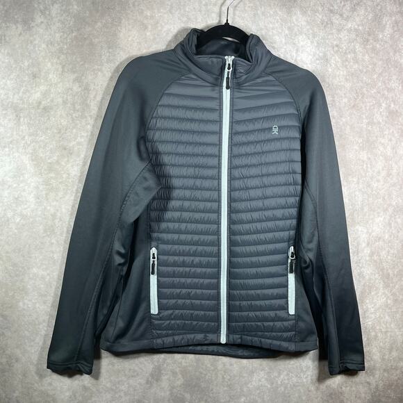 Little Donkey Andy Jacket Womens Large Gray‎ Quilted Hiking Packable Lightweight - Picture 1 of 11